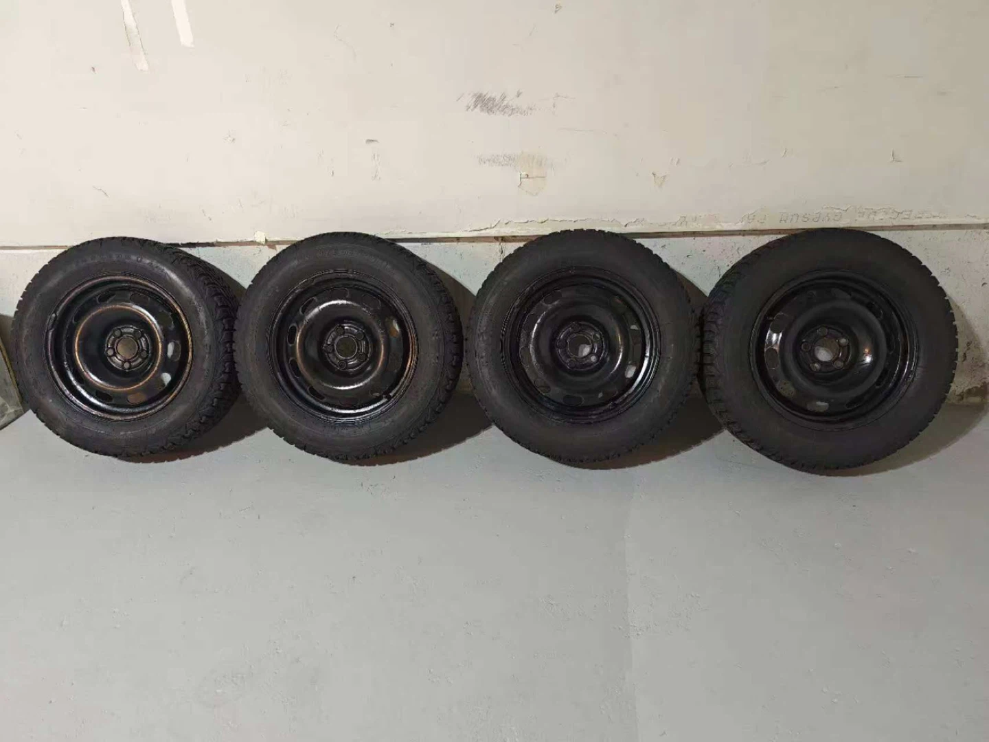 Set of 4 Firestone Winter Tires 195/65R15