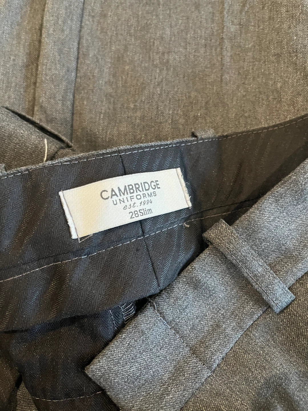 Cambridge Uniforms Grey Pants - 28 Slim - photo 2