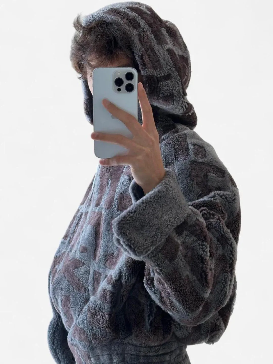 Ermenegildo Zegna – Exclusive Runway Genuine Lambskin Fur Hoodie image indicator(2)