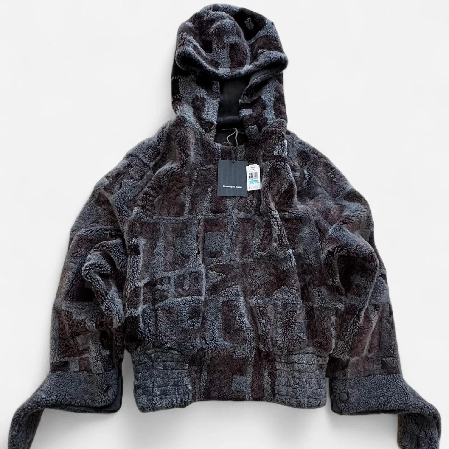 Ermenegildo Zegna – Exclusive Runway Genuine Lambskin Fur Hoodie image indicator(3)