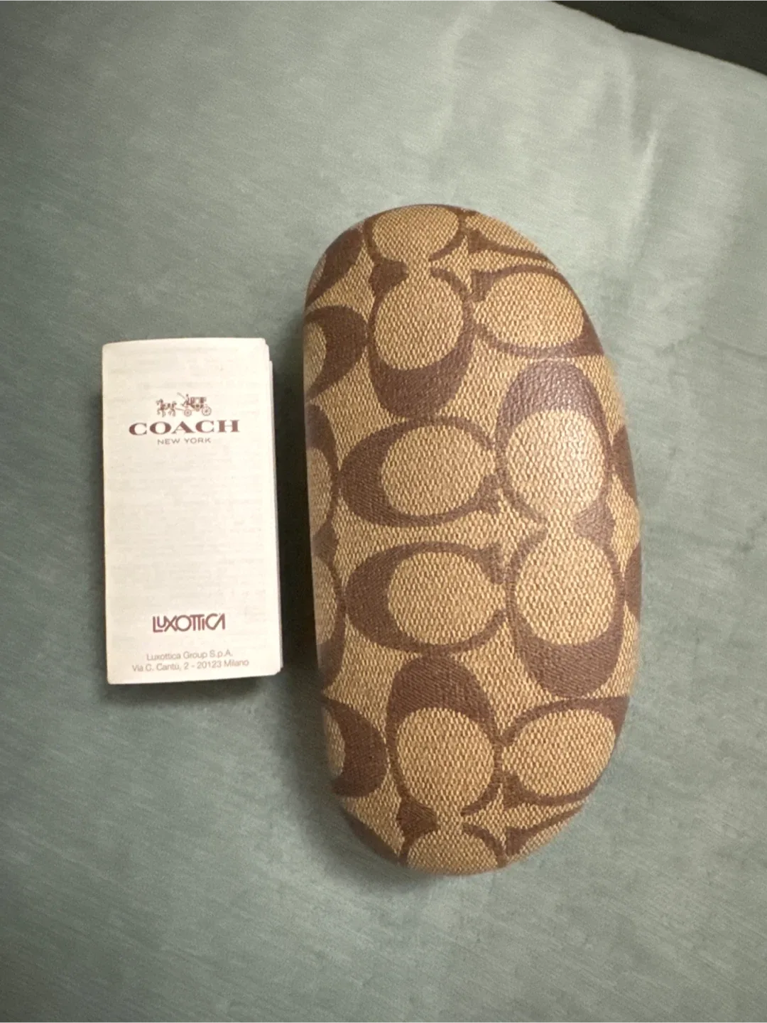 Coach Eyeglasses Case - New with Booklet image indicator(6)