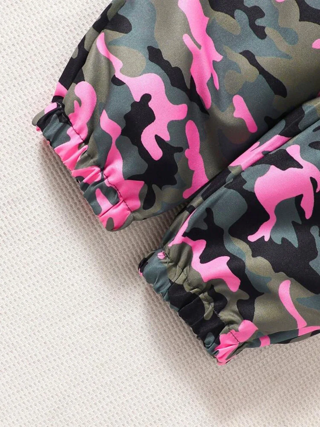 NEW Kids' Camo Pants & 'Keep Smile' Shirt Set, 6-9 m image indicator(3)