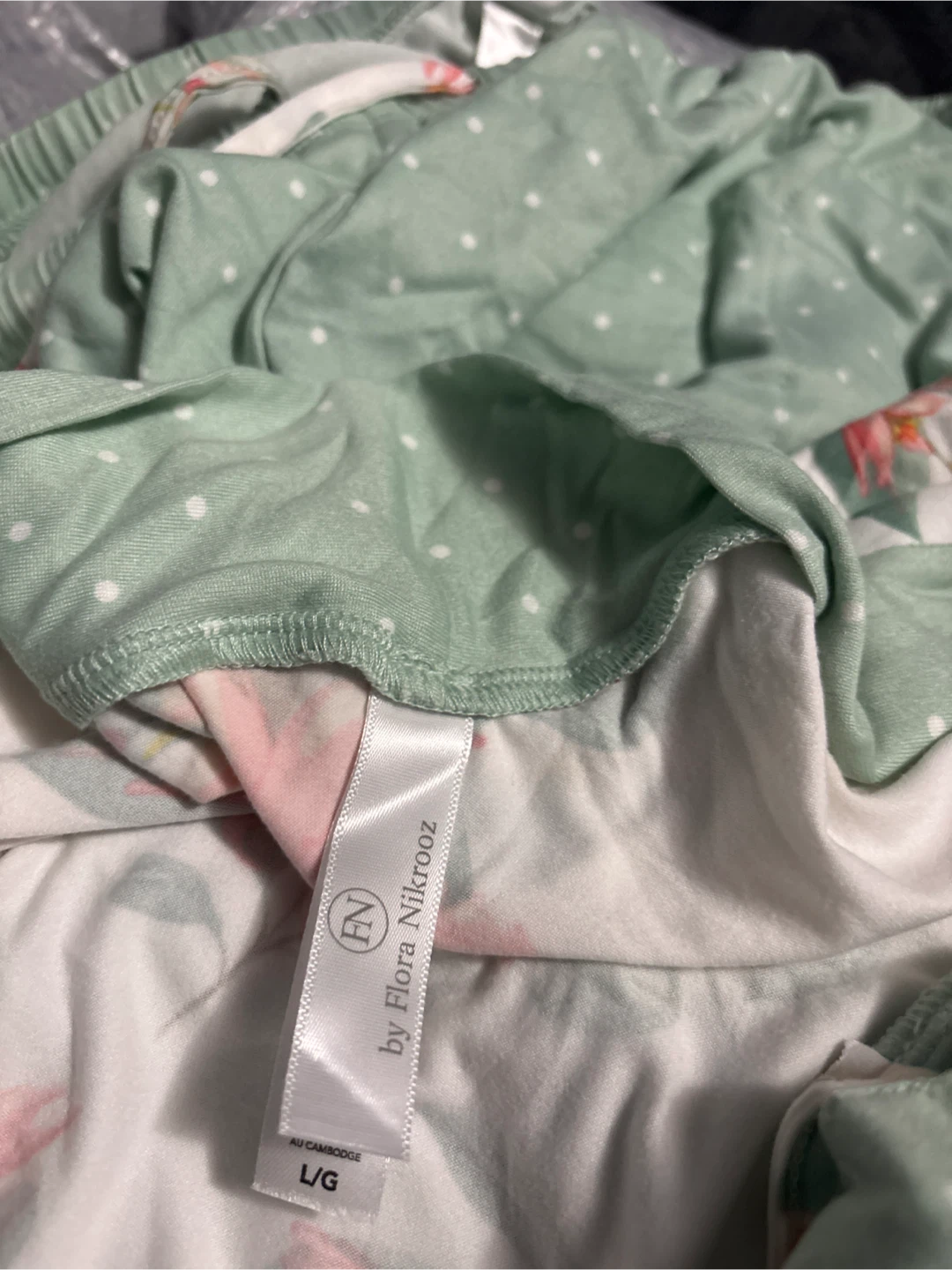 NWOT Ladies 3pc Flora Nikrooz pj set- Size L/G - photo 2