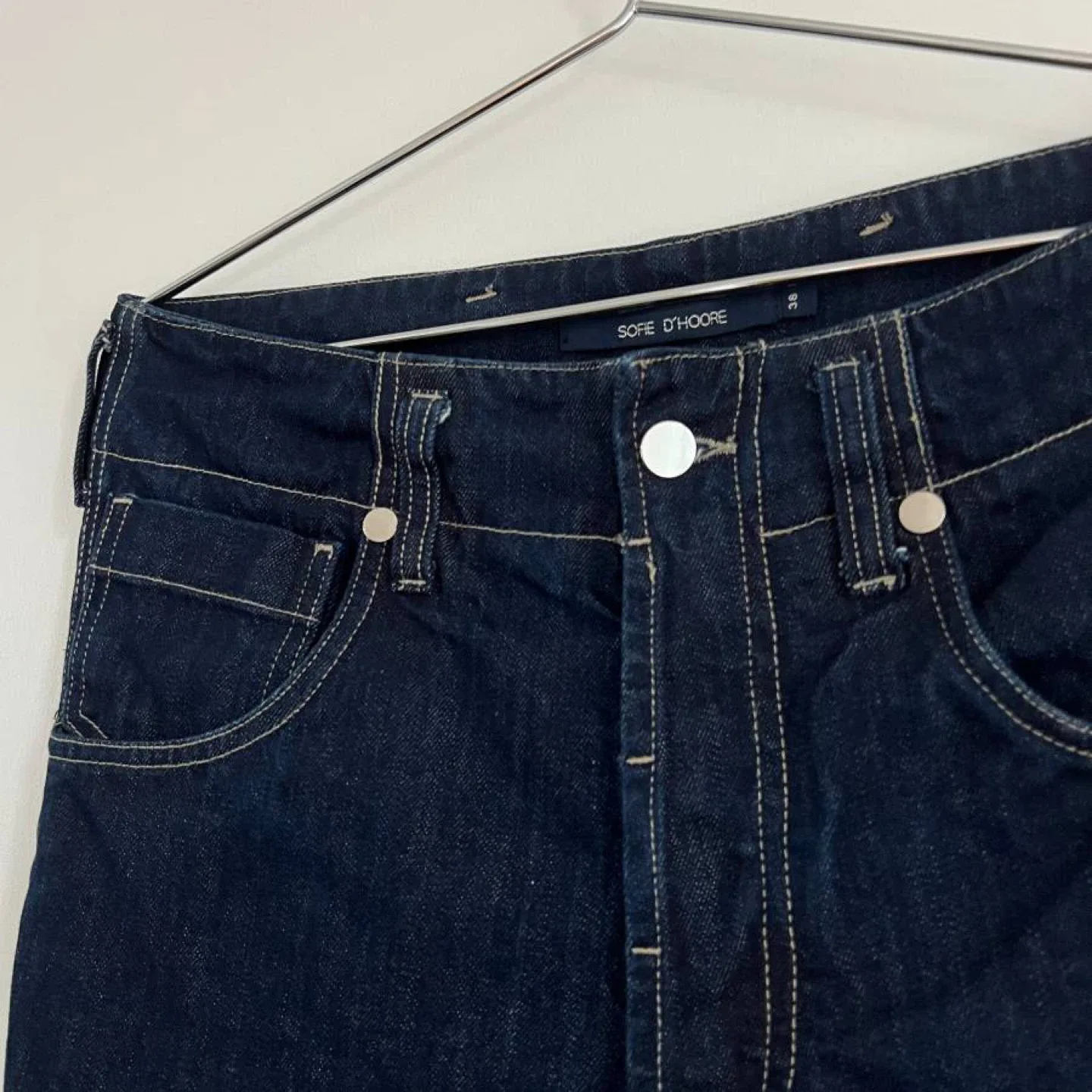 Sofie D'Hoore Pollock Dark Denim Pant - Size 38 image indicator(2)