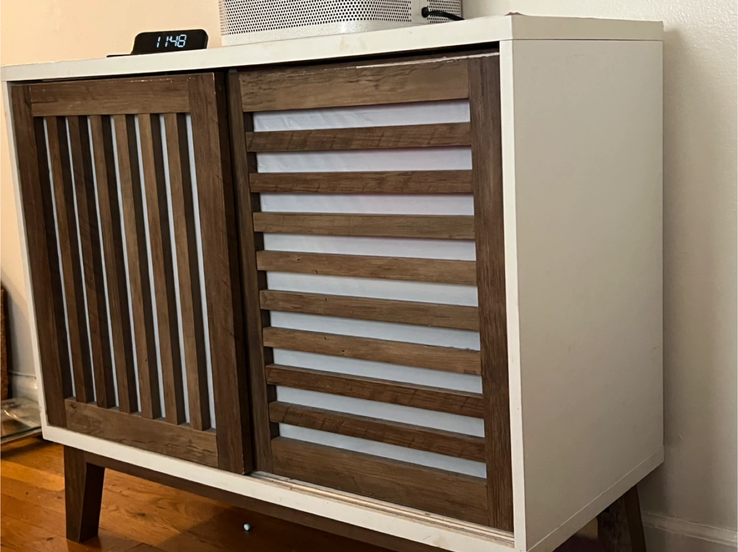 Wood & White Cabinet - photo 2