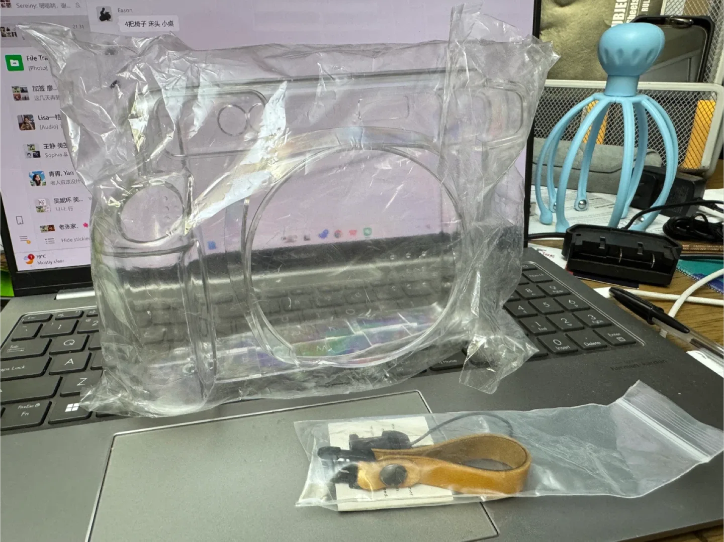 Instax WIDE 300 Polaroid Camera Case - Clear image indicator(3)