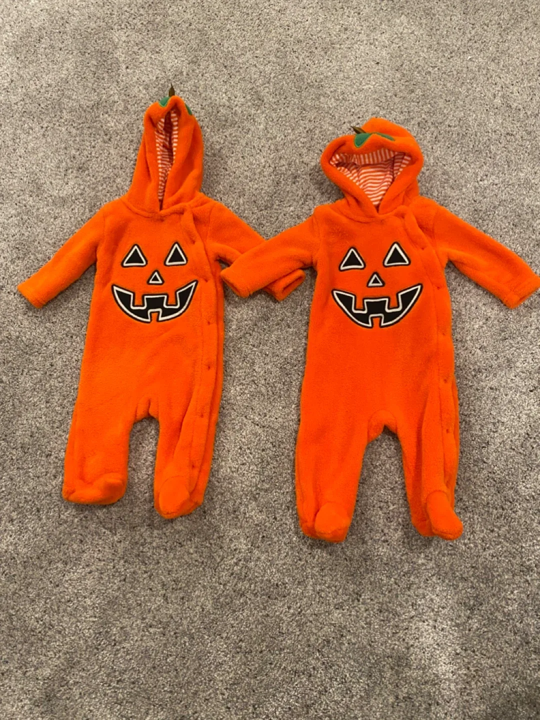 Pumpkin Halloween Costume Onesie Age 3-6months thumbnail