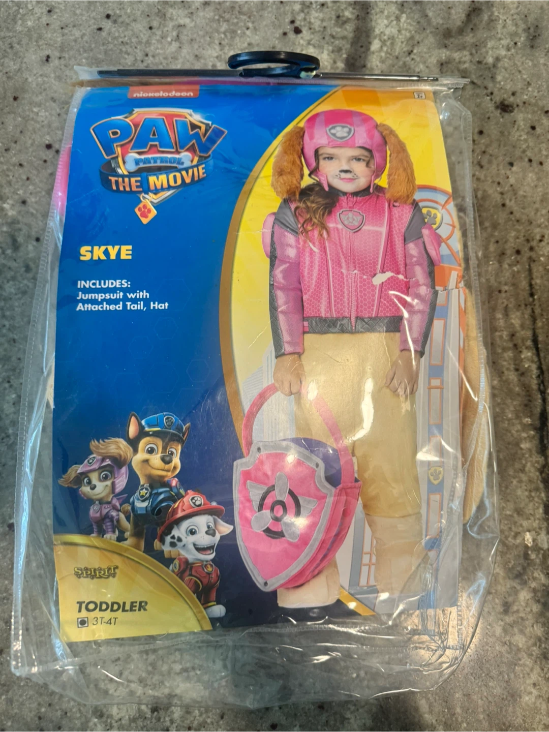 Paw Patrol Skye Costume - Toddler Size 3T-4T
