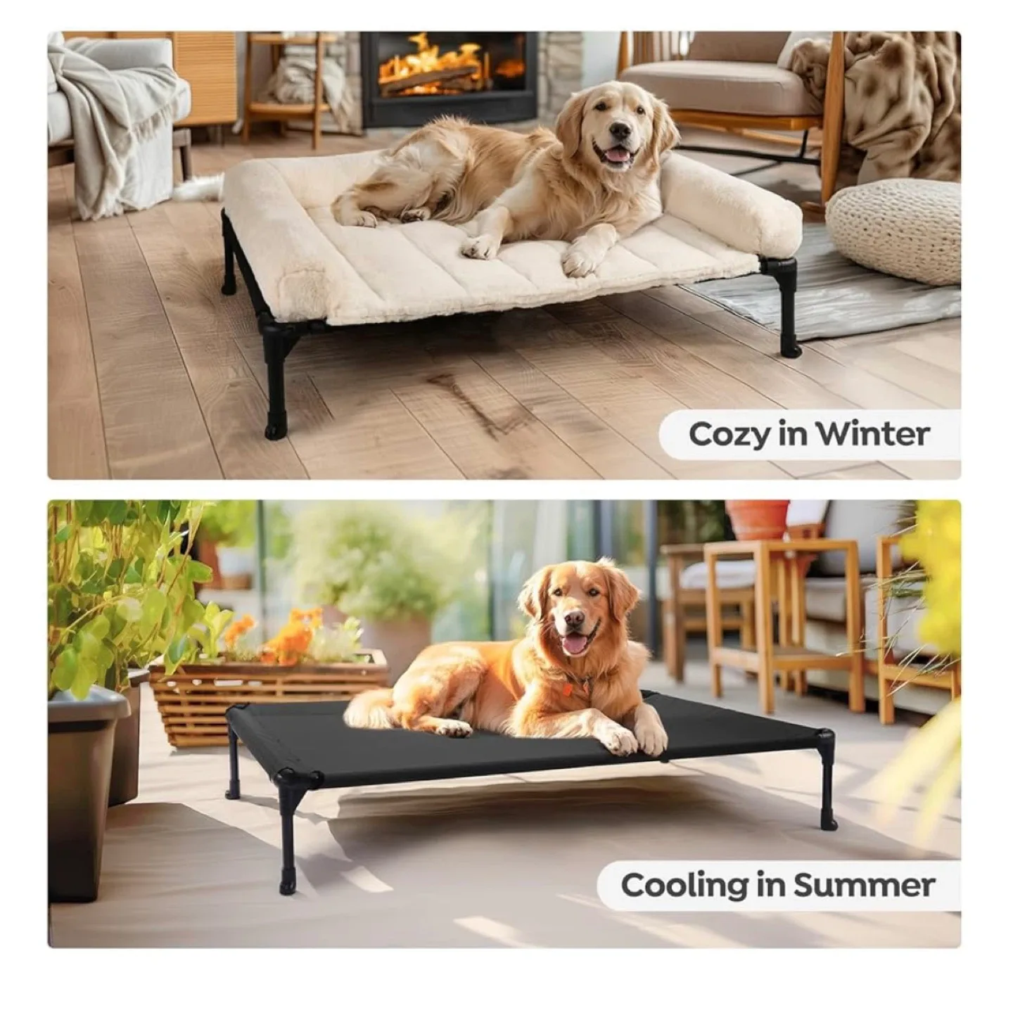 Cozy Three-Sides Pillow-Top Dog Bed (Medium) image indicator(5)