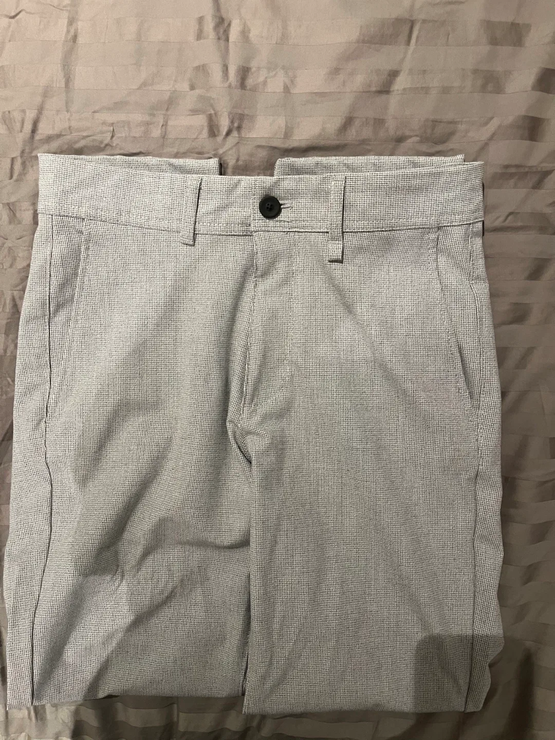 Zara Grey Patterned Dress Pants - Size 29 image indicator(3)