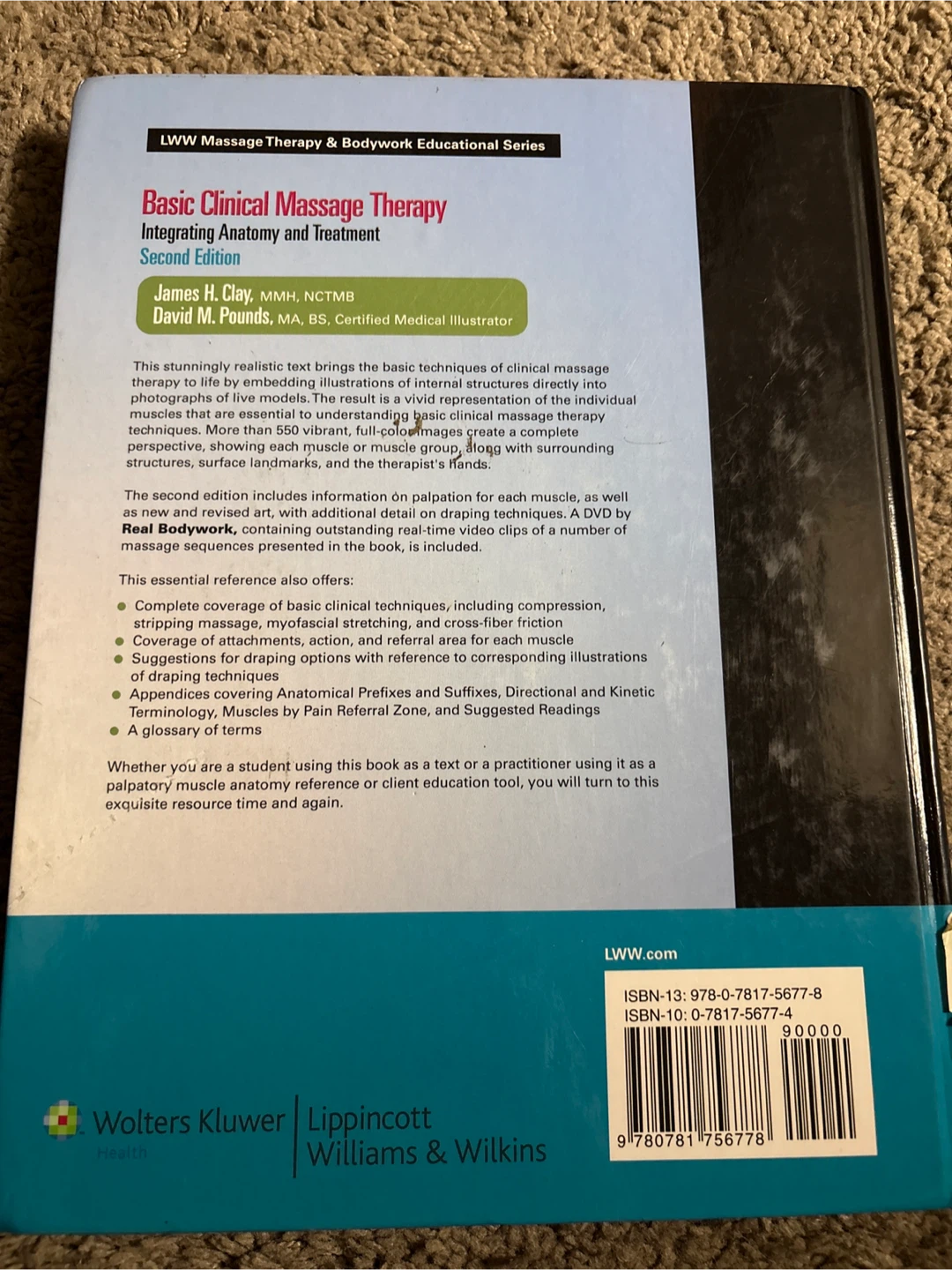 Basic Clinical Massage Therapy Book - photo 2