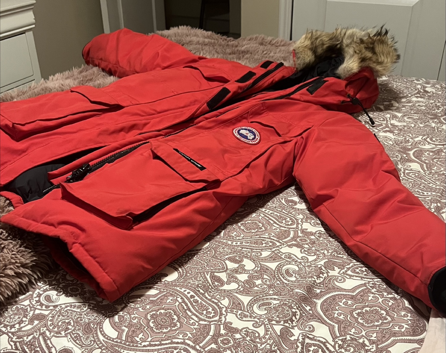 Canada Goose Expedition Parka - Red - Size M - photo 2