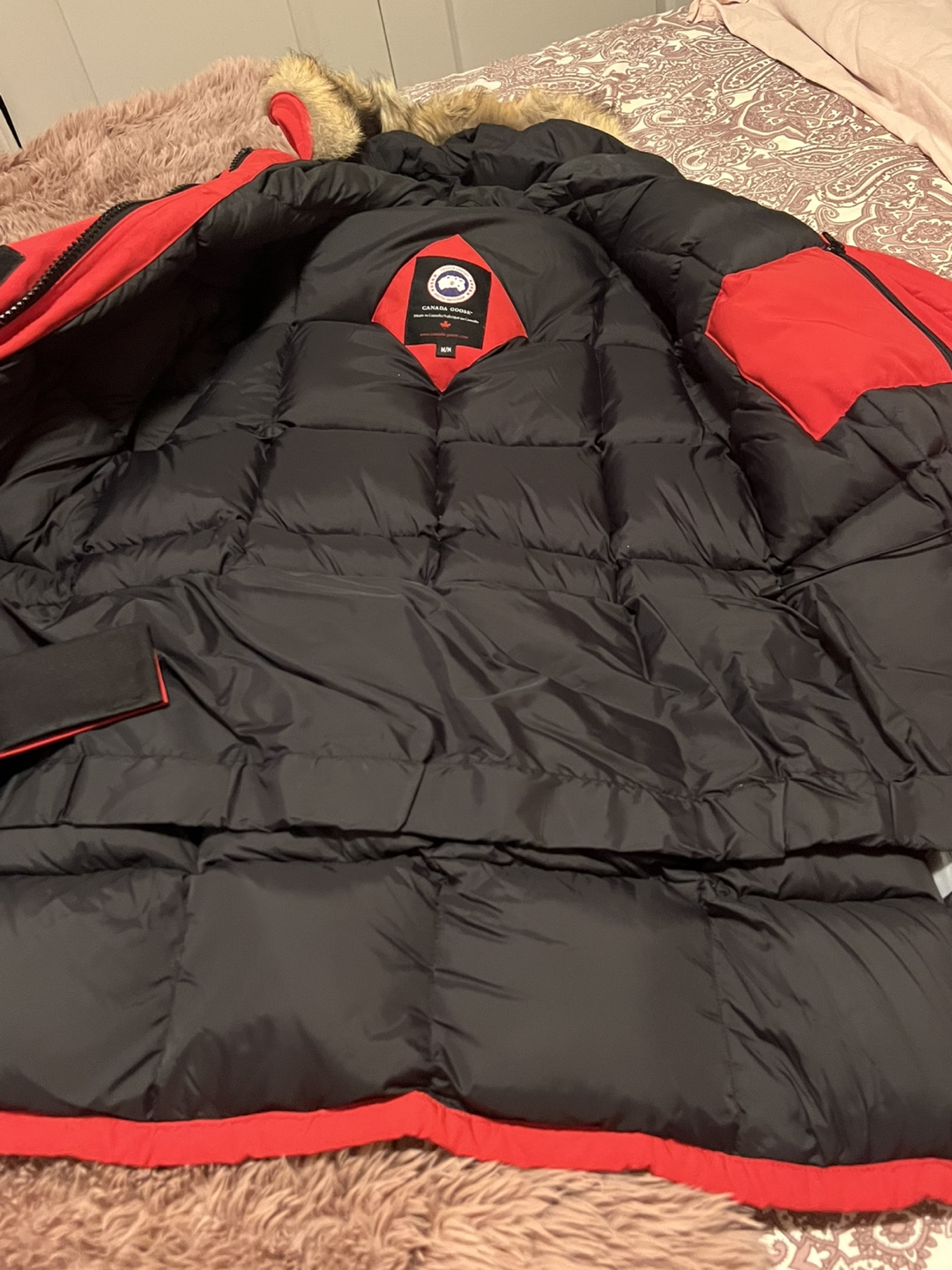 Canada Goose Expedition Parka - Red - Size M - photo 4