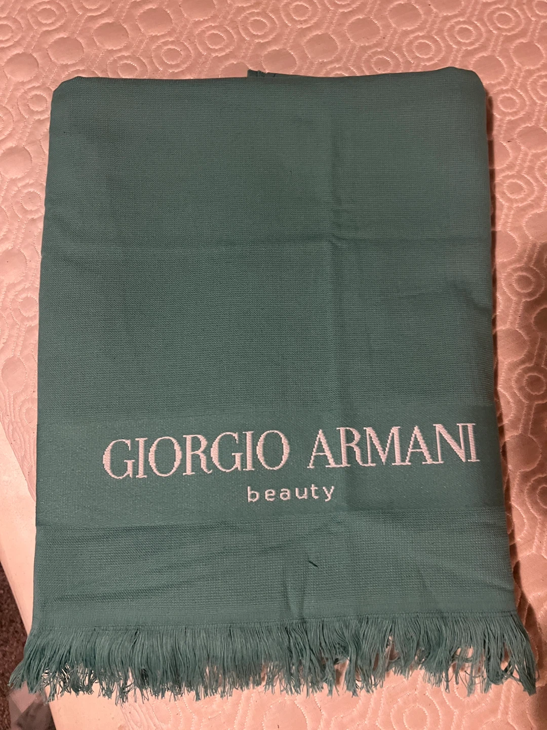 Giorgio Armani Beauty throw blanket