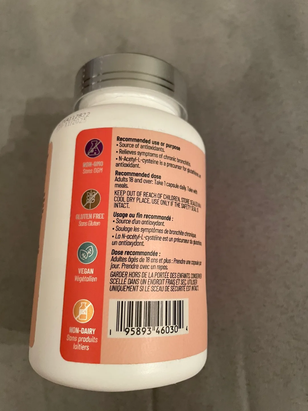 Arcwell NAC N-Acetyl-L-Cysteine 600mg image indicator(2)