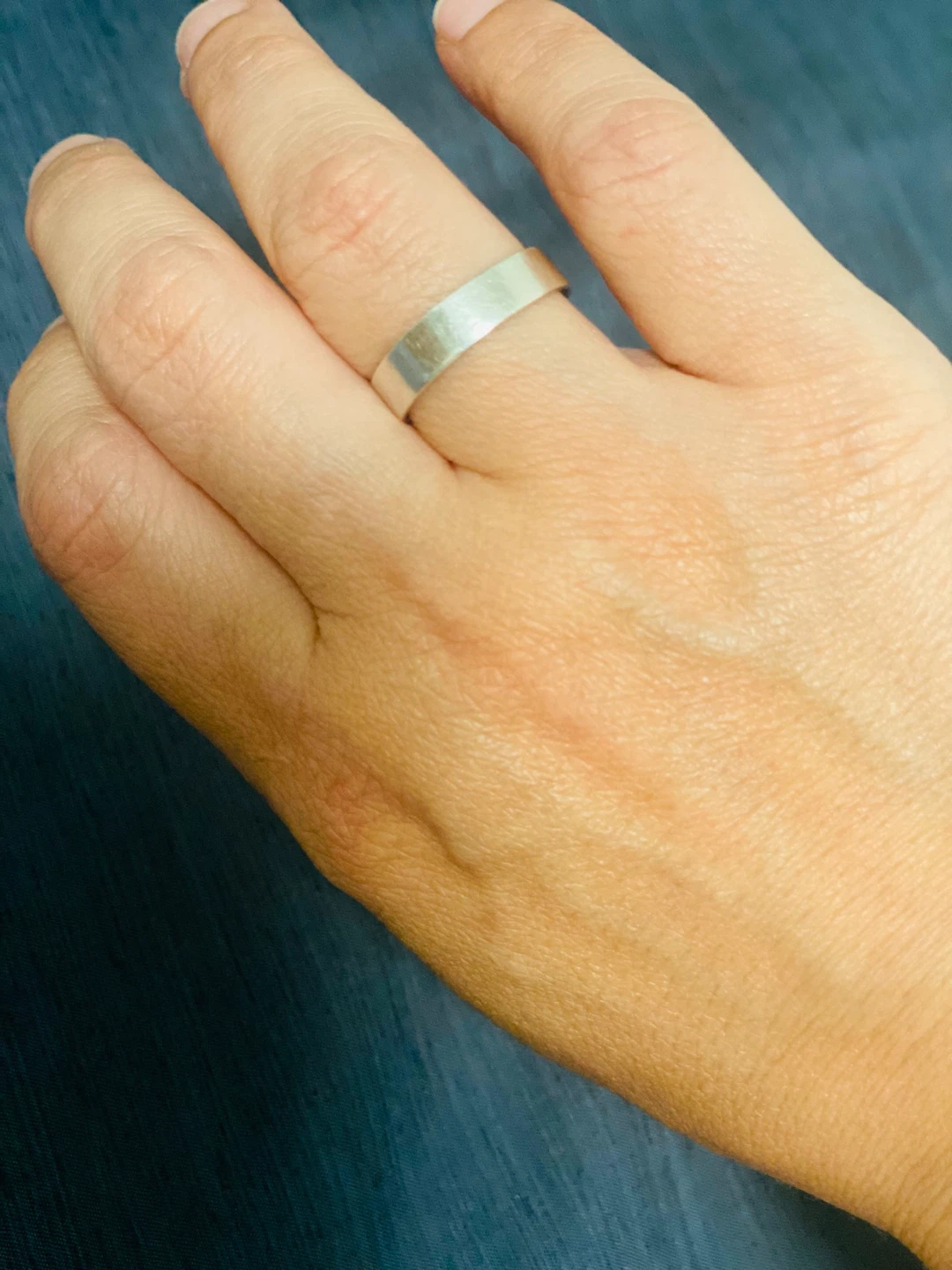 Sterling Silver engagement Ring - size 9 - photo 2