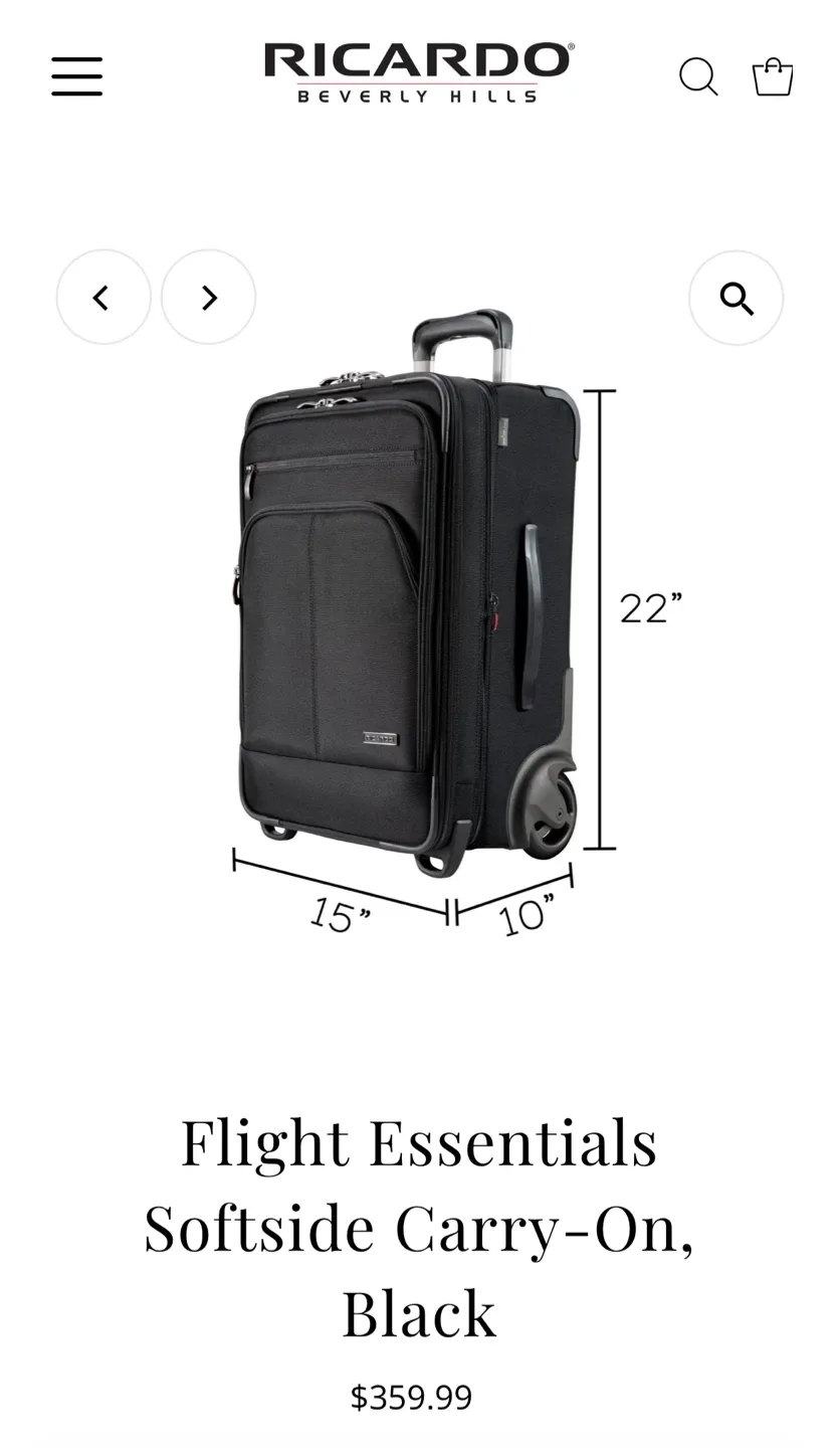 Ricardo Beverly Hills Flight Essentials Carry-On image indicator(2)