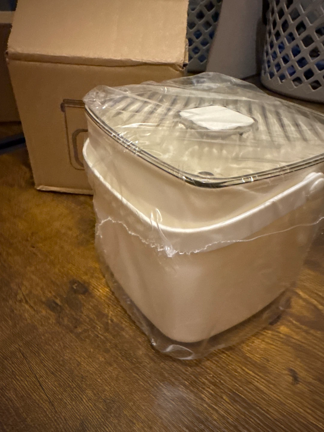 Ice Bucket with Tongs and Ice Cube Tray