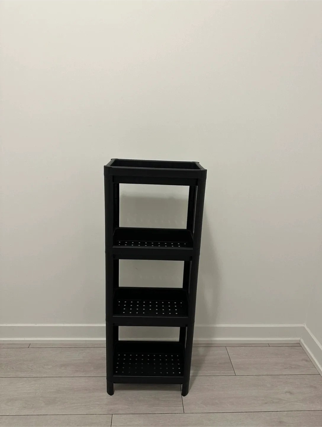 IKEA VADHOLMA Kitchen Island Shelf Unit - Black thumbnail