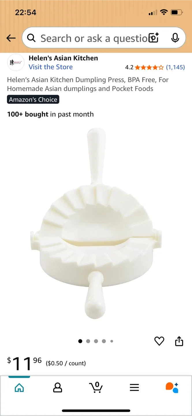 Helen's Asian Kitchen Dumpling Press thumbnail