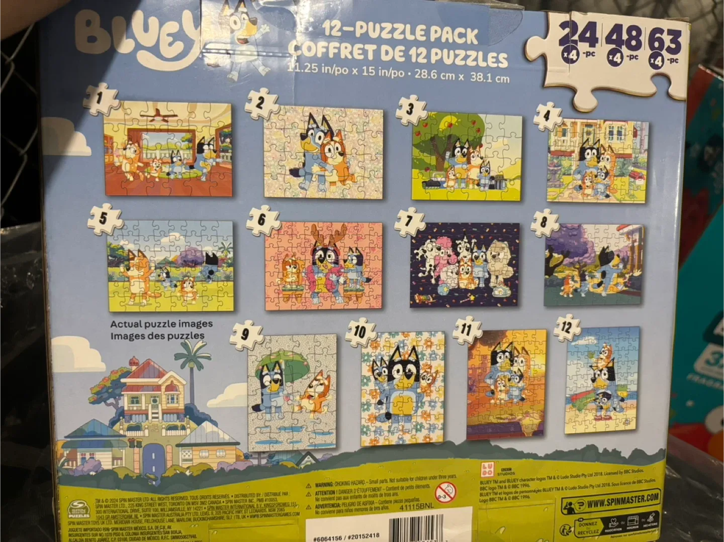 Bluey 12-Puzzle Pack - New! image indicator(2)