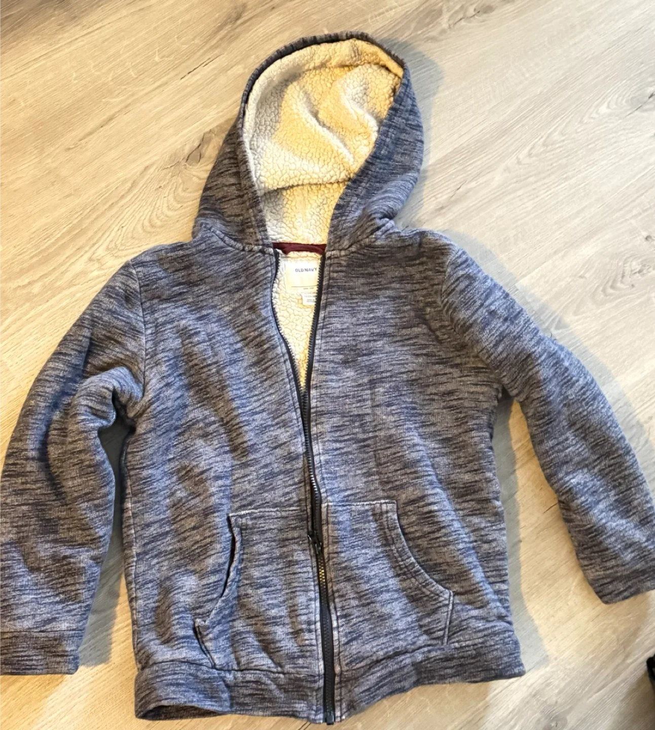 Old Navy Blue Zip-Up Hoodie