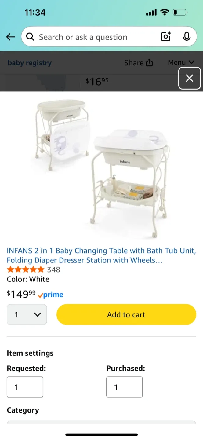 Infans Baby Bath tub Changing Table image indicator(3)