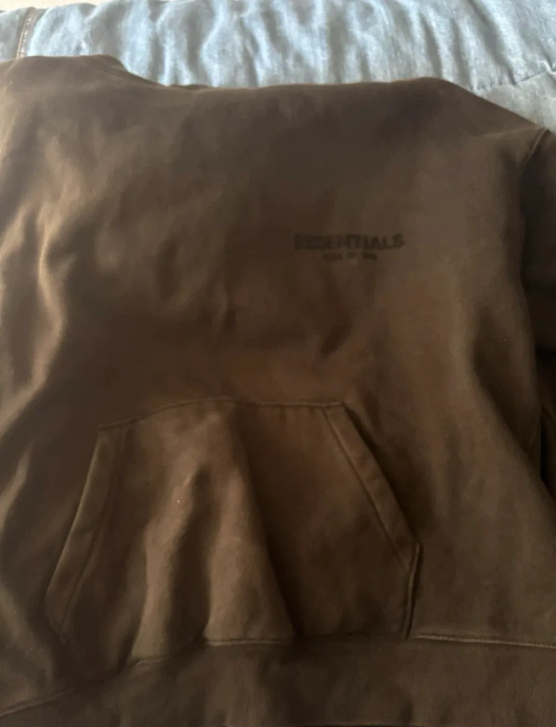 Essentials Fear of God Black Hoodie image indicator(8)