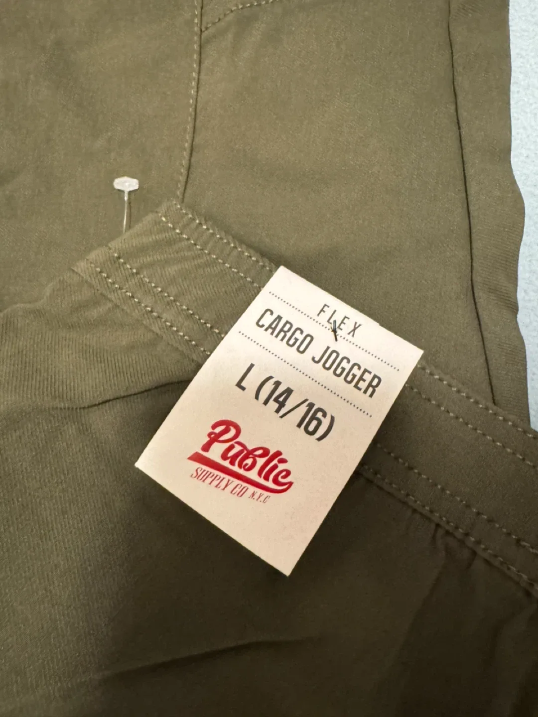 Public Supply Co. Cargo Jogger Pants - Size L (14/16) image indicator(3)