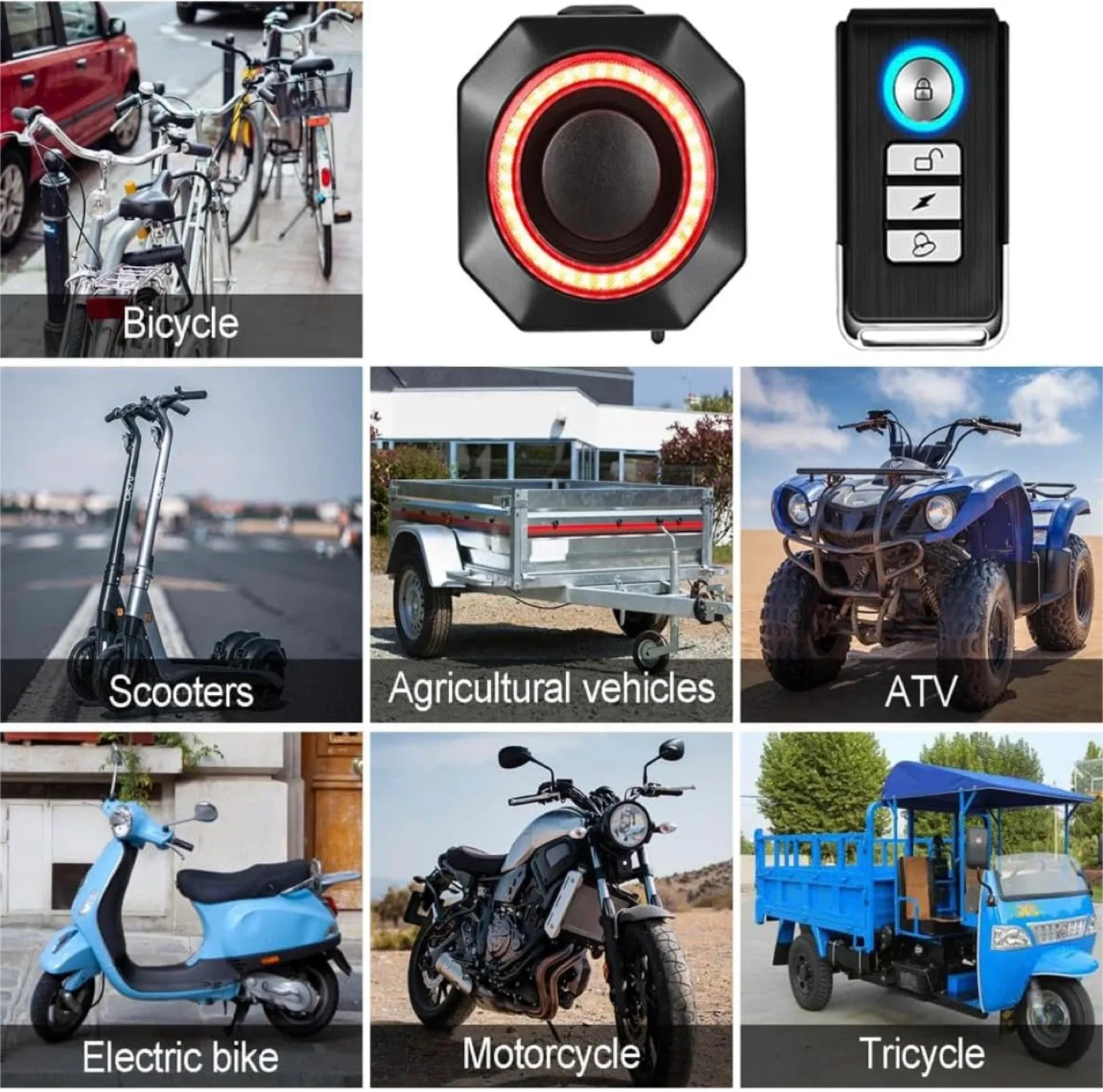 HoneTeek Bike Tail Light & Alarm System image indicator(7)