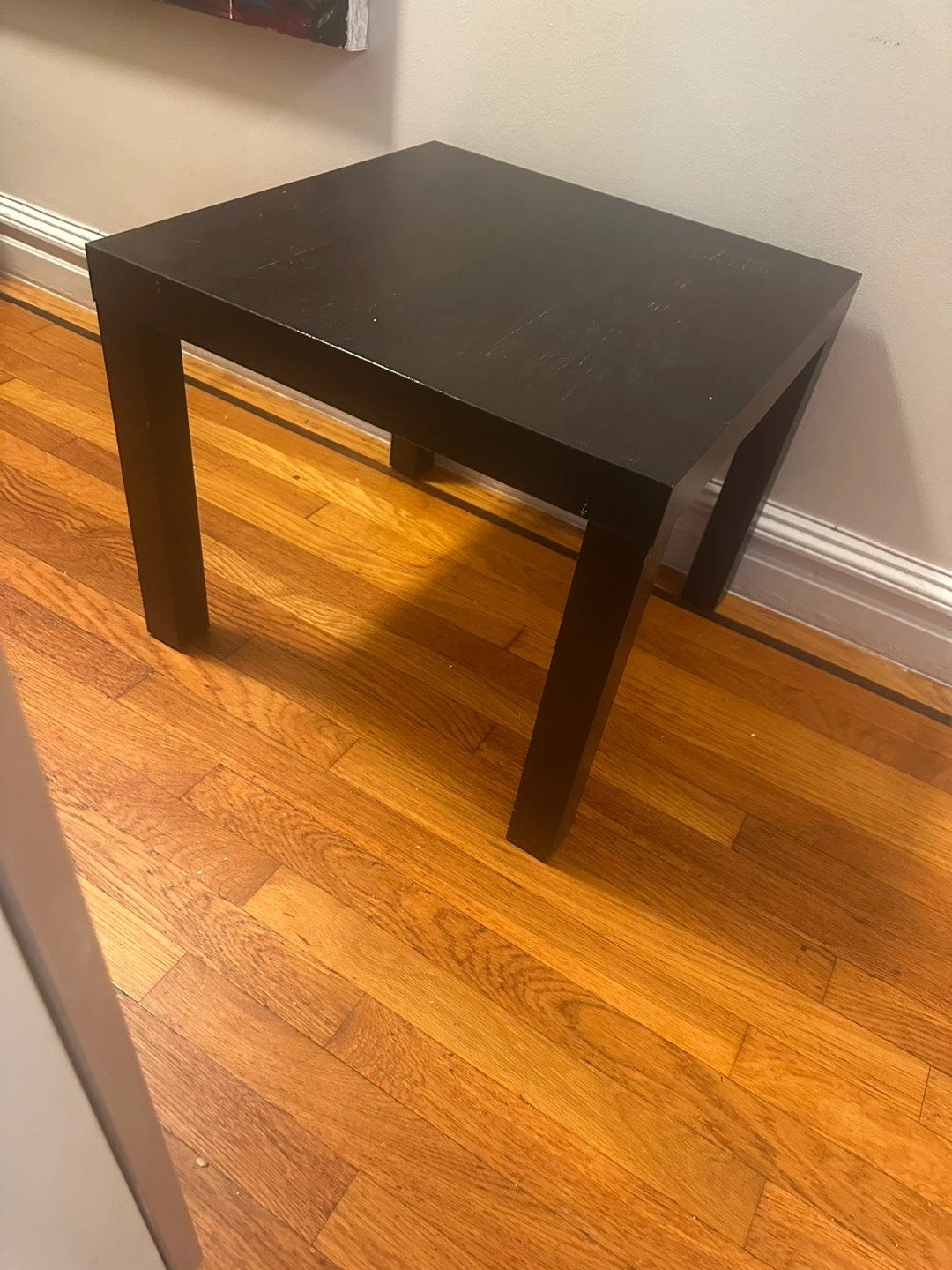 Brown Wood Side Table