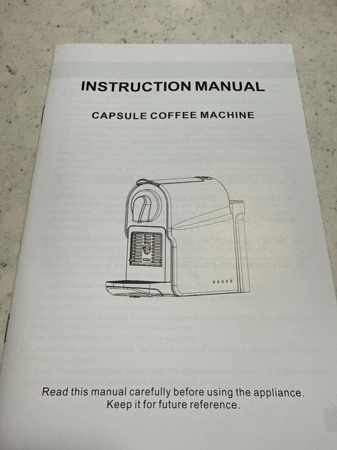 Capsule Coffee Machine KM-C0518 image indicator(3)