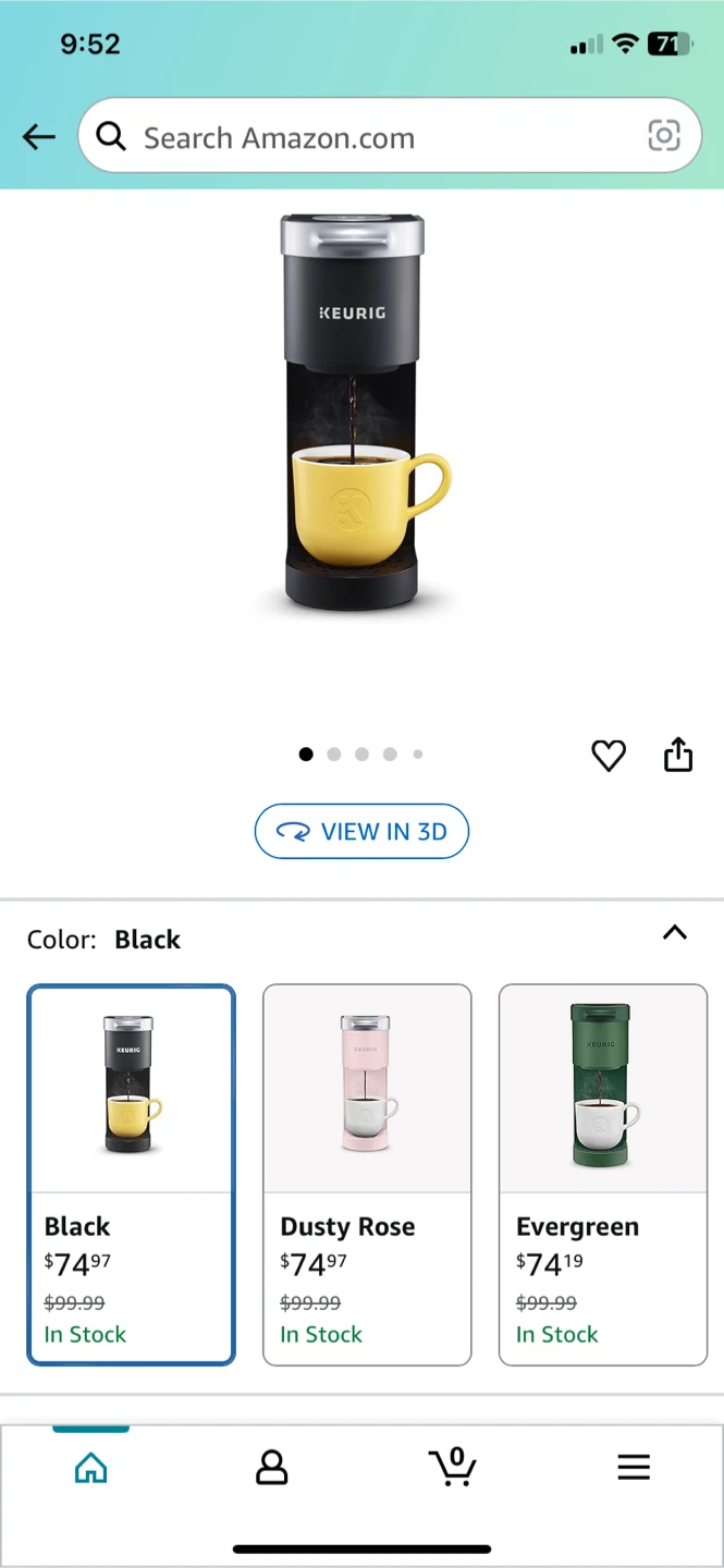 Keurig K-Mini Single Serve Coffee Maker - Black - photo 3
