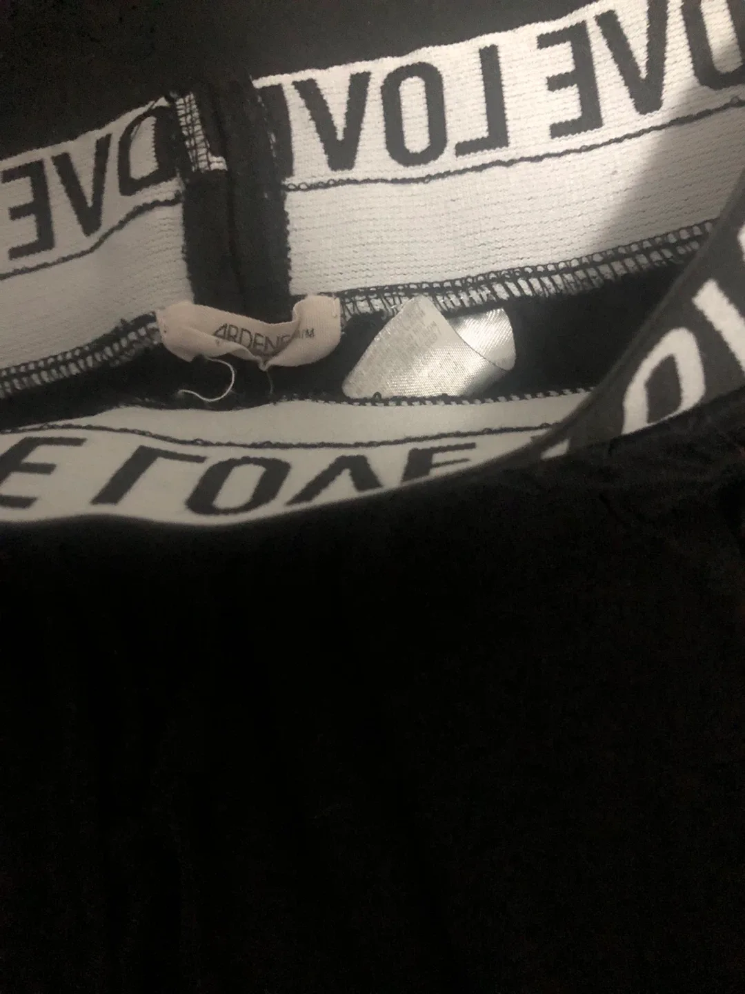 Ardene Black Lounge Pants - Size Medium image indicator(2)