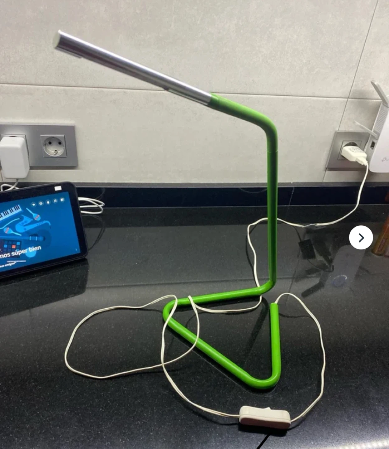 IKEA JANSJÖ Green LED Table Lamp - photo 2