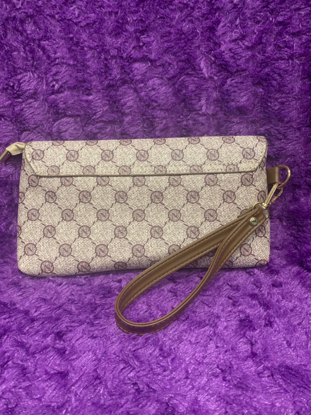 Patterned Clutch with Wrist Strap - photo 3