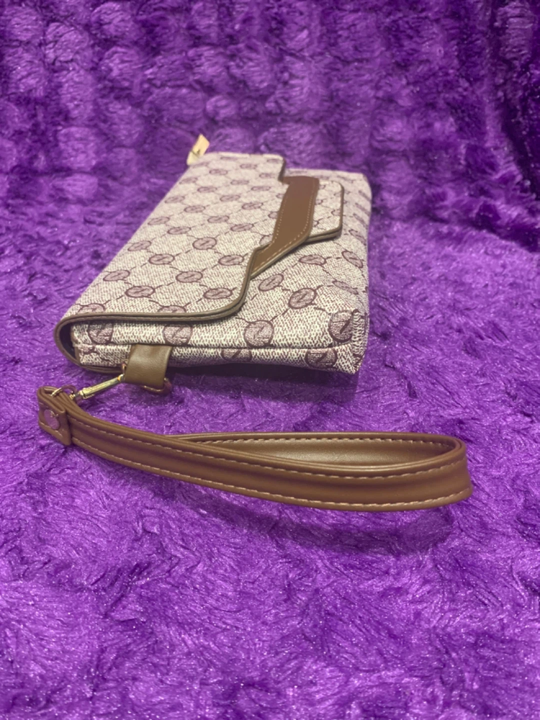 Patterned Clutch with Wrist Strap - photo 2