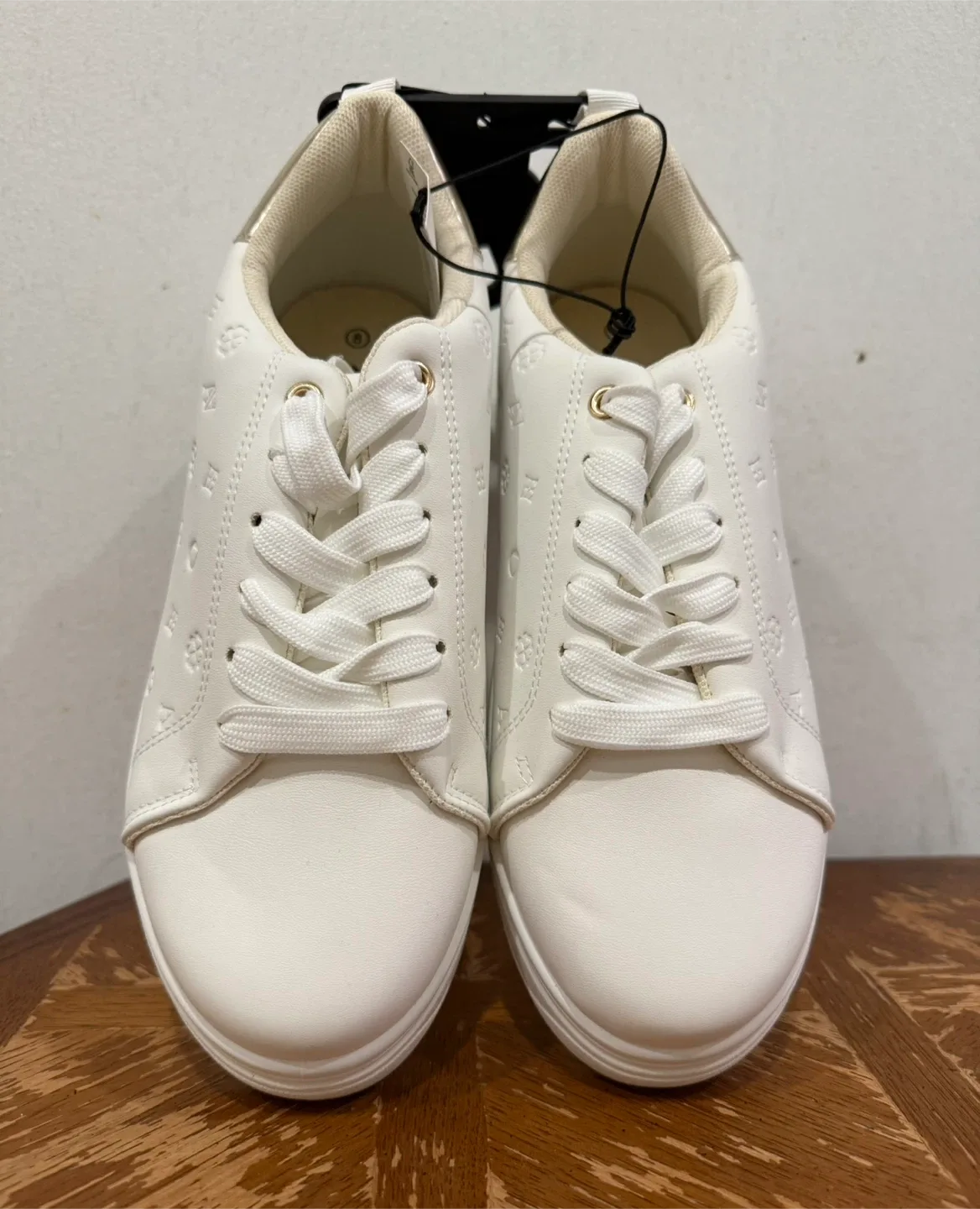 New White Platform Sneakers - Size 8 thumbnail