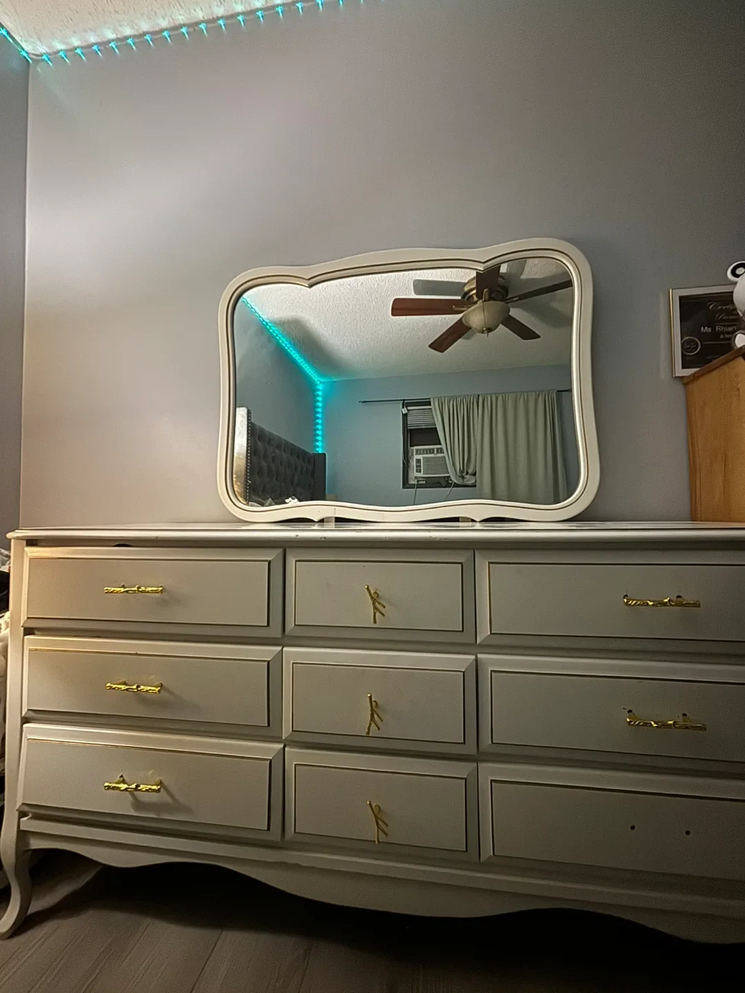 Grey Dresser with Mirror image indicator(2)
