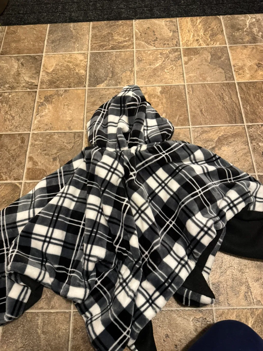 Baby Gap Pink Snowsuit & Plaid Poncho Set (3-6 Months) image indicator(4)