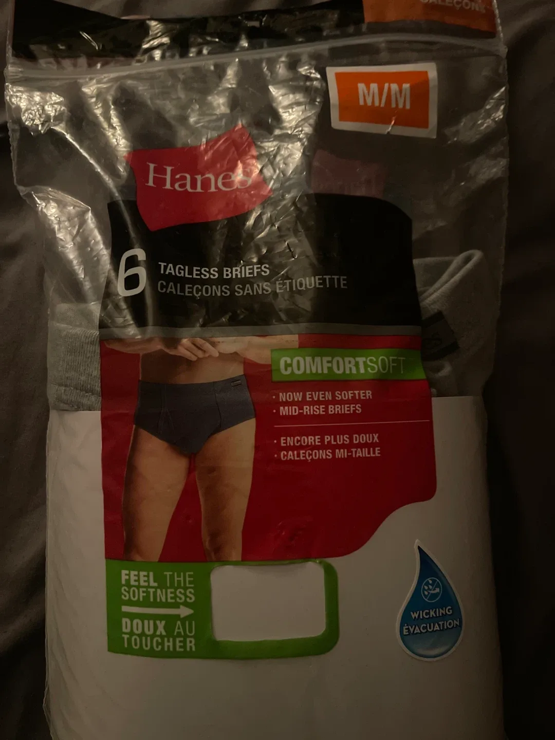 Hanes ComfortSoft Briefs - 6 Pack (M/M)