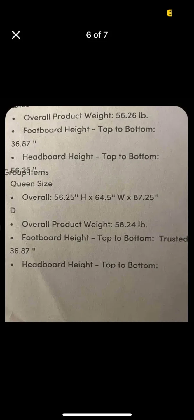 Metal Bed Frame - Queen image indicator(6)