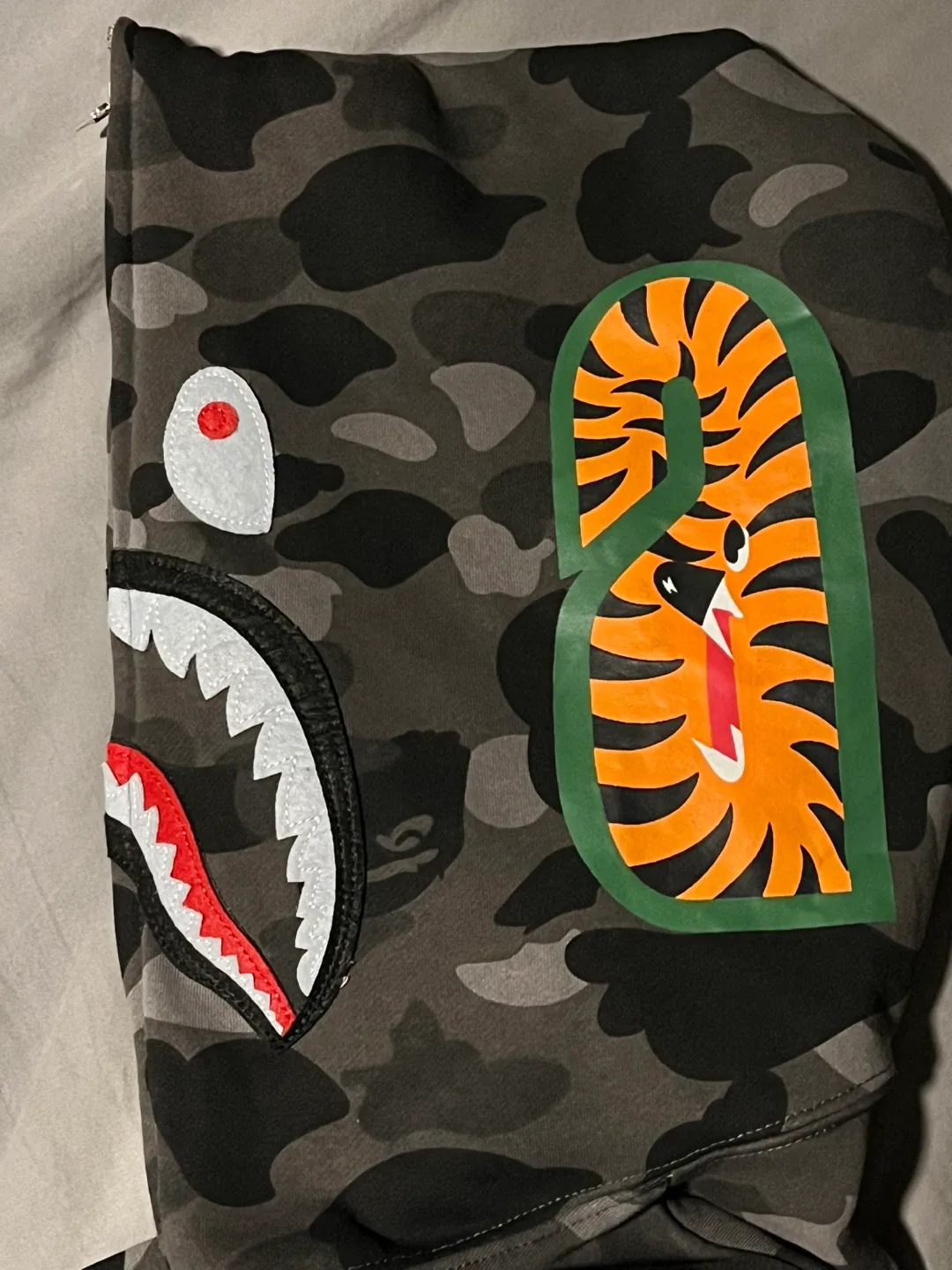 Grey Bape hoodie