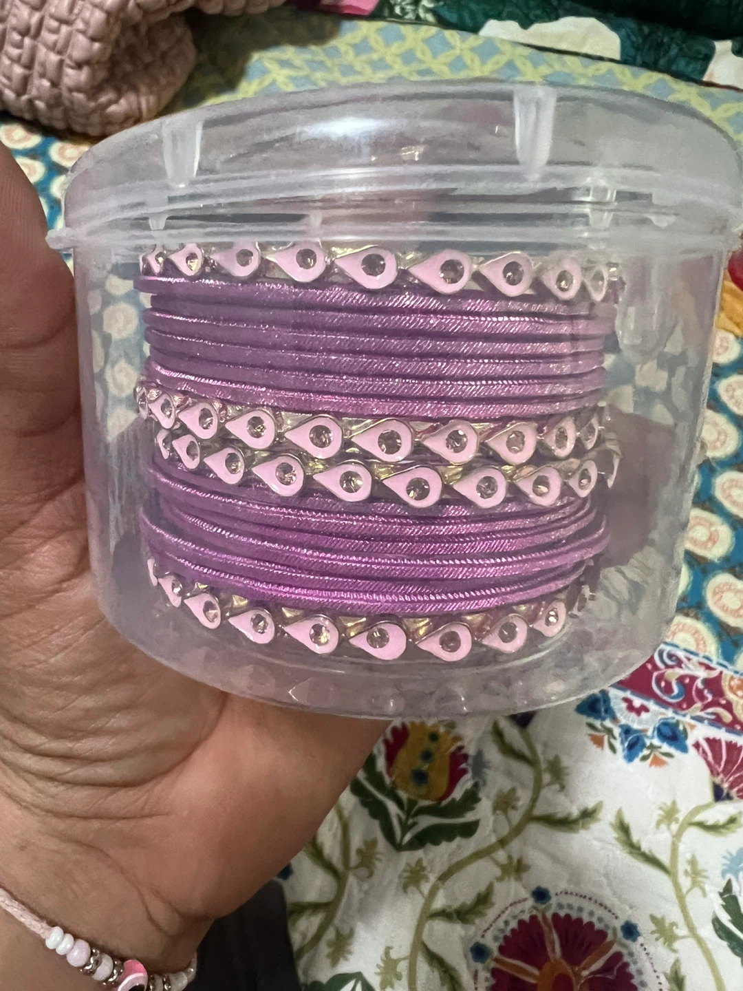 Purple Bangles Set - photo 3