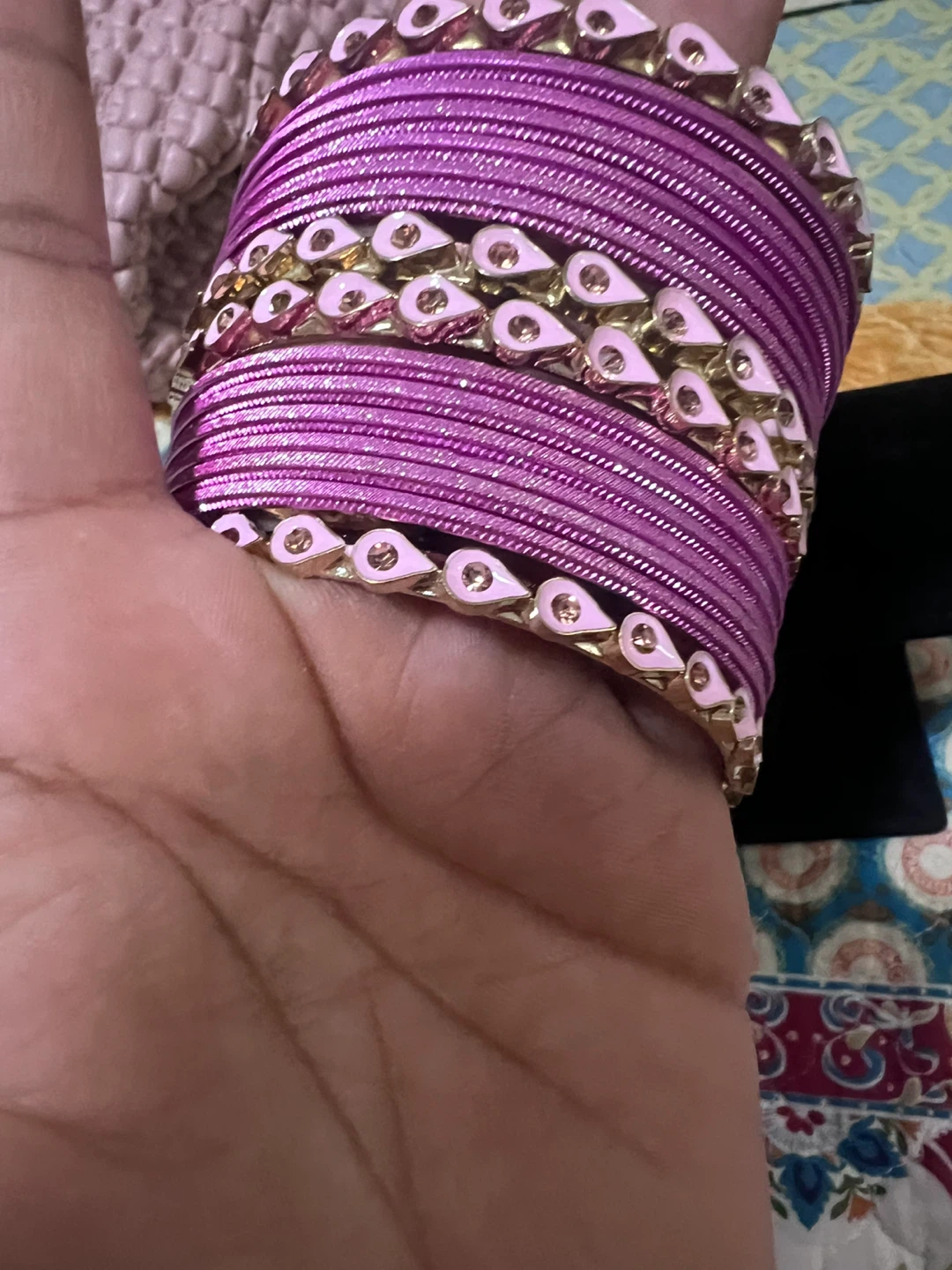 Purple Bangles Set - photo 2