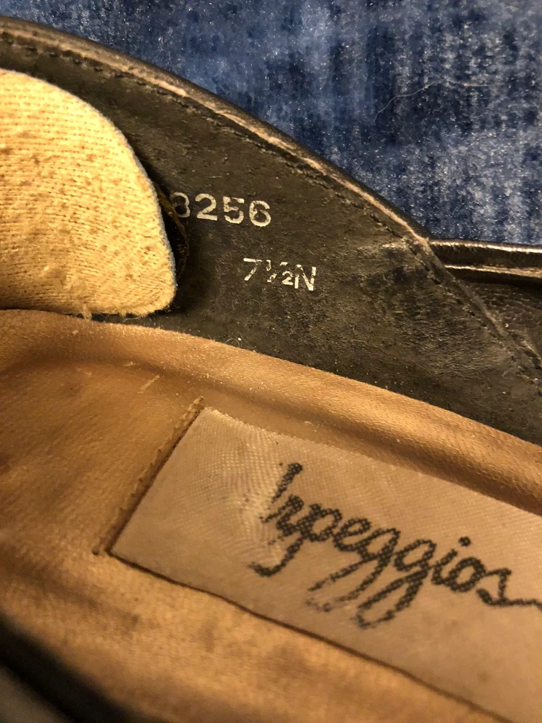 Arpeggios Black Leather Weave Heels - Size 7.5 image indicator(2)