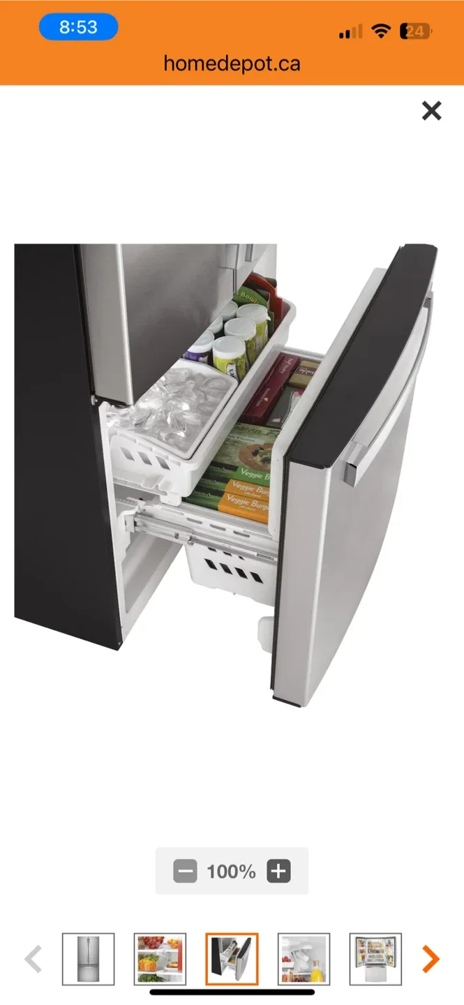 GE French Door Refrigerator image indicator(4)