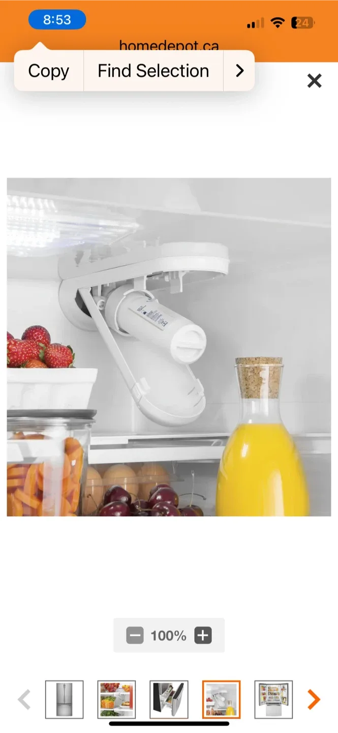 GE French Door Refrigerator image indicator(2)