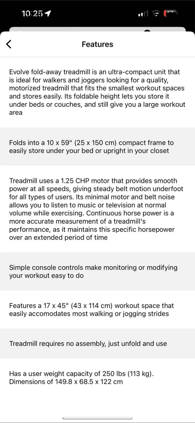 Tempo Evolve Fold-Away Treadmill image indicator(2)