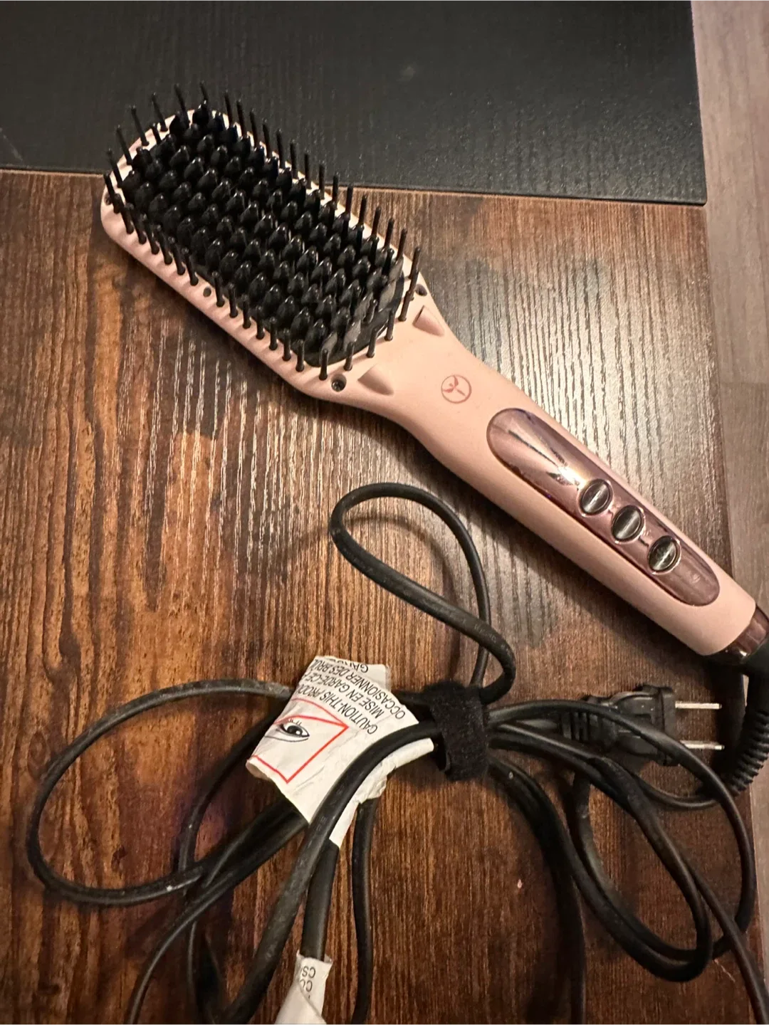 L'ange Le Vite Ceramic Straightening Hair Brush image indicator(3)